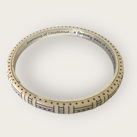 BRIGHTON dreaming of Casa Blanca cuff bracelet NWOT - Picture 3 of 10